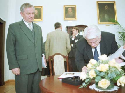 Wizyta przewodniczcego Izby Federacyjnej Republiki Obywateli Jugosawii