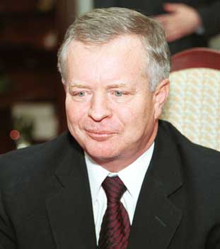 Przewodniczcy Rady Narodowej Republiki Sowackiej Jozef Migas