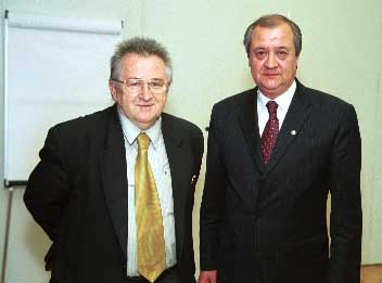 Wiemarszaek K. Kutz i minister A. Kamiow